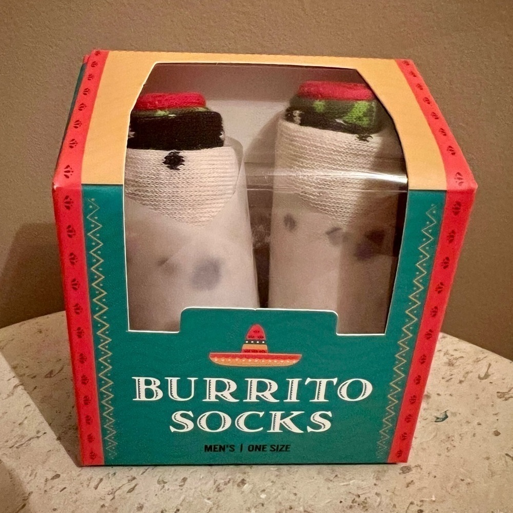 Orrsum Socks Men’s Casual Burrito Socks